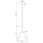 Светильник подвесной Maytoni Mabell P014PL-01CH 60Вт E27