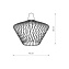 Плафон Nowodvorski Cameleon Wave S 8605 350х400мм чёрный