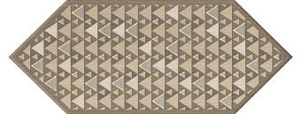 Декор KERAMA MARAZZI Монтиш HGD\A467\35016 золотой/коричневый 14х34см 0,048кв.м.