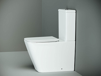 Унитаз напольный Ceramica Nova CUBIC CN1803 безободковый с микролифтом