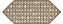 Декор KERAMA MARAZZI Монтиш HGD\A467\35016 золотой/коричневый 14х34см 0,048кв.м.