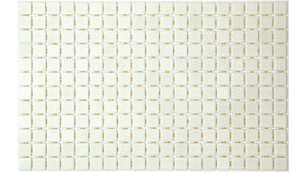 Стеклянная мозаика Ezzari Safe-Steps 2518 safe белый 31,3х49,5см 2кв.м.