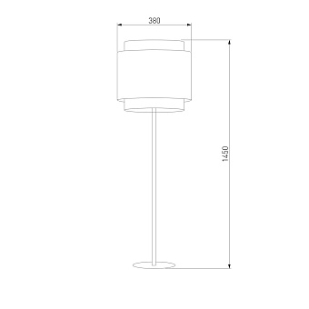 Торшер TK Lighting Boho 5566 60Вт E27