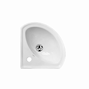 Раковина угловая SANITA LUXE Веер VERSAWB01 44х40,5см