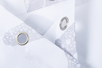 Шторка для ванной FIXSEN Laguna FX-1501A 200х180см серый