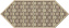 Декор KERAMA MARAZZI Монтиш HGD\A470\35016 золотой/коричневый 14х34см 0,048кв.м.