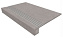 Плитка для ступеней ESTIMA Terra Set/Steptrade/TE02_NS/33x120/S1/Riser/TE02_NS/14,5 Grey 120х33смкв.м. неполированная