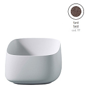Раковина накладная ArtCeram Cognac COL006 97 00 43х43см