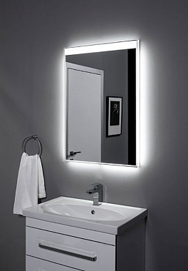 Зеркало AQUANET Палермо NEW 249351 85х70см с подсветкой