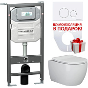 Инсталляция с унитазом Ceramica Nova PLAY CN3001_1001W_1000