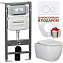 Инсталляция с унитазом Ceramica Nova PLAY CN3001_1001W_1000