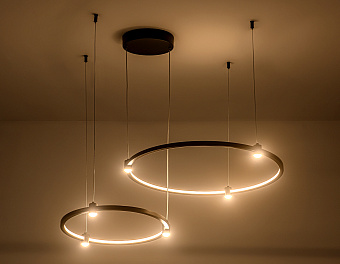 Люстра подвесная Ambrella COMFORT LineTech FL5525 45Вт 8 лампочек LED