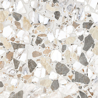 Лаппатированный керамогранит VITRA Marble-Х K949791LPR01VTE0 Терраццо 60х60см 1,44кв.м.