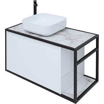 Тумба под раковину подвесная AQUANET Nova Lite Loft 261652 44х90х51,8см
