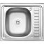 Мойка кухонная MELANA 6050 127 t L (*20) 50х60см хром