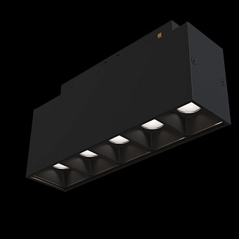 Магнитный трековый светильник Maytoni Points TR014-2-10W4K-B 9,9Вт LED чёрный