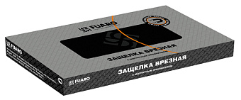 Замок защёлка врезная FUARO MAGNET M96WC-50 GP латунь