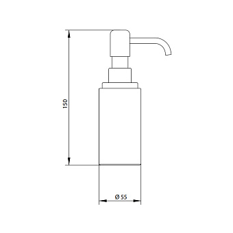 Дозатор Bongio Hotelerie 30027SB00 розовый глянец