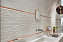 Настенная плитка FAP CERAMICHE Roma Diamond fPQH Line Carrara Brillante 120х50см 1,8кв.м. глянцевая