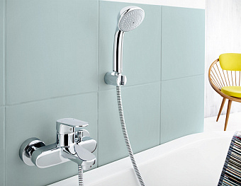 Смеситель для ванны GROHE Europlus 33547002 хром