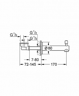 Излив GROHE 13281001
