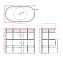 Столешница ArtCeram Flair 4.0 TFA010 47 Мрамор 48х95см carrara