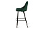 Барный стул AERO 43х49х104см велюр/сталь Dark Green