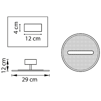 Люстра потолочная Lightstar Acrile 738033 14Вт 1 лампочек LED