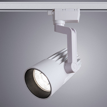 Трековый светильник Arte Lamp WALES A1640PL-1WH 40Вт LED белый для однофазного трека