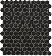 Керамическая мозаика FAP CERAMICHE Roma Diamond fNJD Nero Reale Round Gres Mos. 32,5х29,5см 0,575кв.м.