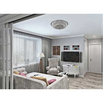 Люстра потолочная Lucia Tucci CRISTALLO 103.21 105Вт 21 лампочек LED