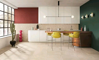 Неполированный керамогранит ESTIMA Stone PS01/AS_R11/60x60x20R/GW Cream 60х60см 0,72кв.м.