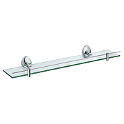 Полка в ванную прямоугольная FIXSEN EUROPA FX-21803 1-ярусная 13х60см хром