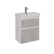 Тумба под раковину напольная LEMARK Combi LM03C60T-Beton 35х57,4х65см