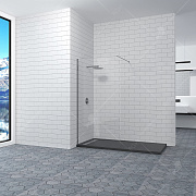 Перегородка для душа RGW Walk In WA-10B 195х140см стекло прозрачное