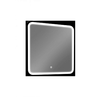 Зеркало MIRSANT Premier Black УТ000070016 80х80см с подсветкой