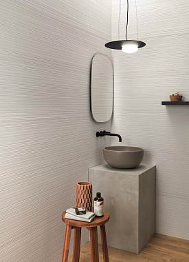Настенная плитка Atlas Concord Италия 3D Wall A574 Carve Chisel Ivory 40х80см 1,28кв.м. матовая