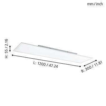 Светильник потолочный EGLO SALOBRENA-B 98767 32,5Вт LED
