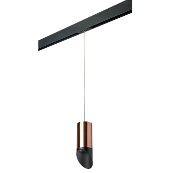 Трековый светильник Lightstar Rullo PRORP43037 50Вт GU10 медь для однофазного трека