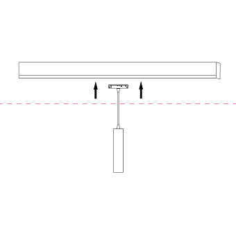 Магнитный трековый светильник Maytoni Track lamps TR016-2-12W3K-B 12Вт LED чёрный