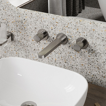 Смеситель для раковины WASSERKRAFT Tauber 6400 6445 никель