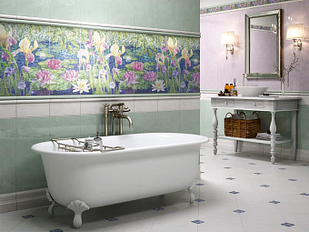 Настенная плитка KERAMA MARAZZI 11125R белый обрезной 30х60см 1,26кв.м. матовая