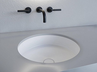 Раковина встраиваемая сверху SALINI MAREA 1802204M S-Stone матовая 42х42см