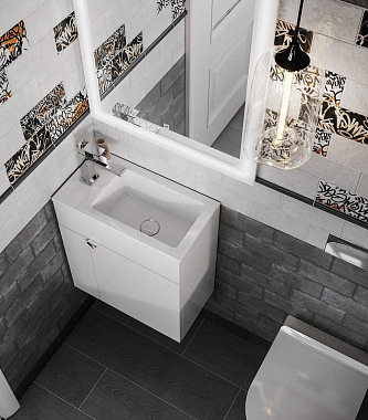 Раковина встраиваемая сверху KERAMA MARAZZI Lato LA.wb.50 50х27см