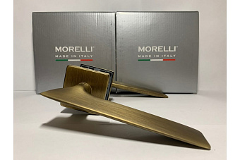 Дверная ручка нажимная MORELLI LUXURY GALACTIC-SQ CAFFE кофе