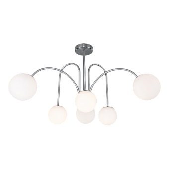 Люстра потолочная Eurosvet Alix 30177/6 хром 40Вт 6 лампочек E27