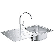 Мойка кухонная GROHE K200 31562SD1 86х50см нержавеющая сталь