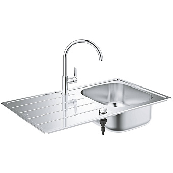Мойка кухонная GROHE K200 31562SD1 86х50см нержавеющая сталь