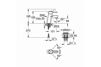 Смеситель для раковины GROHE Concetto 23931001 хром