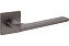 Дверная ручка нажимная Code Deco Slim H-30121-A-GRF графит